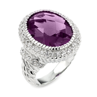 Anillo Plata Circonia